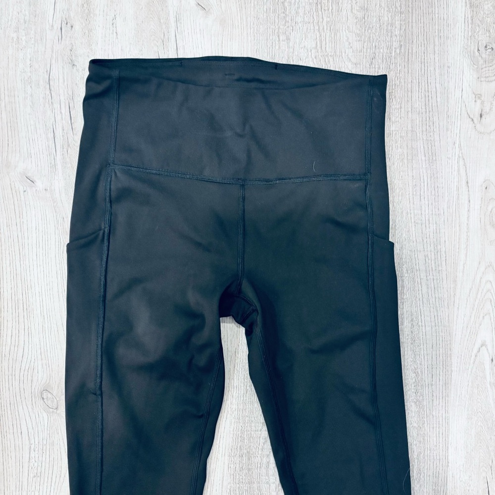 Athleta Black Ultimate Stash Pocket Tights High-Waisted Leggings Small - Picture 5 of 9